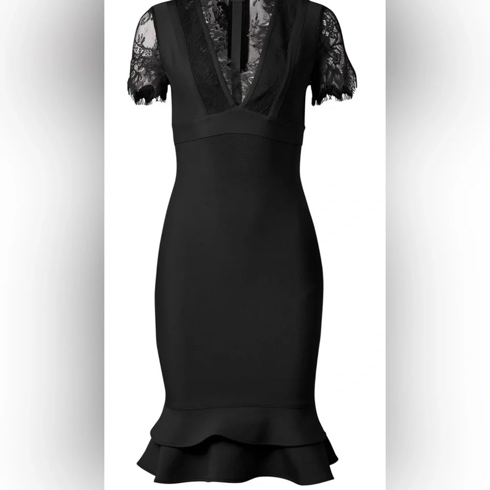 VENUS Black Bandage Strappy Dress size 2X 3X NWOT🔥🔥 - Picture 15 of 15